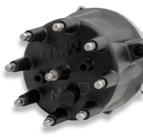 Chevy V8 Pro-Billet Distributor w_Black Cap - 85557